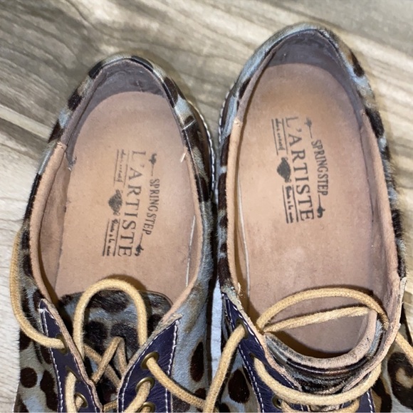 L'Artiste by Spring Step Libbi Leopard Oxford - Picture 11 of 15